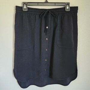 Apt. 9 Black Knee-Length Tie Front Skirt